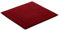 Vossen 1100540390 Feeling - Badeteppich, 60 x 60 cm, rubin