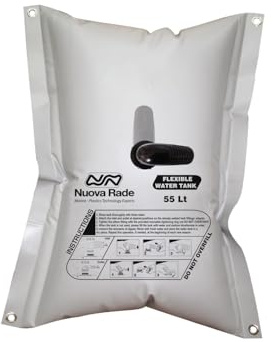 NuovaRade Flexible Water Tanks 29x33in - 75Lt - Grey