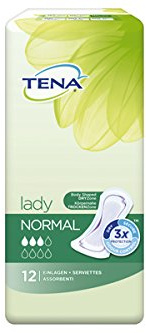 TENA Lady Normal Einlagen für leichte Blasenschwäche / Inkontinenz (12 Einlagen)