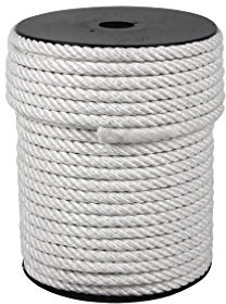 Bobina Corda In Nylon 4/C 20Mm 100 M Bianco