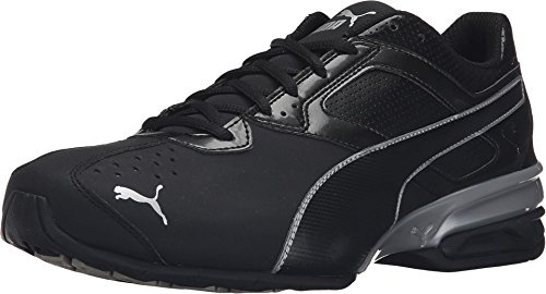 PUMA Men's Tazon 6 FM Shoes, PUMA Black/PUMA Silver, 11 M