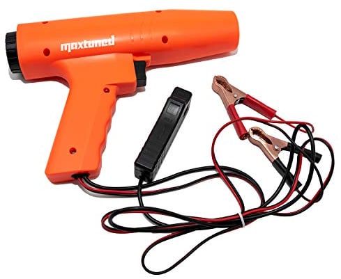 Unbekannt Zündpistole Zündeinstelllampe Zündzeitpunktpistole Timing Light Blitzlampe 6V, 12V zur Einstellung des Zündzeitpunkts Stroboskoplampe