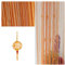 FUT String Quaste Kristall Perlen Vorhang, Orange, 2-panels