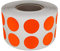 Sticker Orange 13 mm Klebepunkte – 1,3 cm Etiketten 1080 Stück von Royal Green