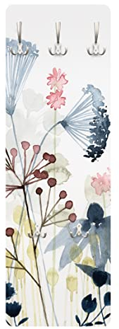 Bilderwelten Garderobe - Wildblumen Aquarell I, Größe HxB:105cm x 34cm