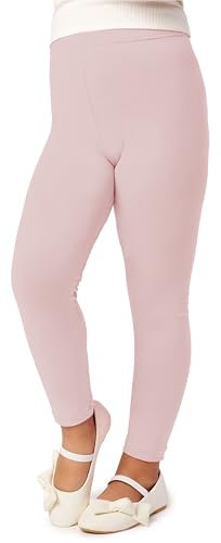 Merry Style Leggings Lunghi Bambina e Ragazza MS10-130(Rosa Cipria, 110 cm)