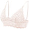 MOMANDA Soutien-Gorge d'allaitement pour Femme Dentelle Rembourré Soutien-Gorge de Grossesse sans Armatures Rose Blanc 100D