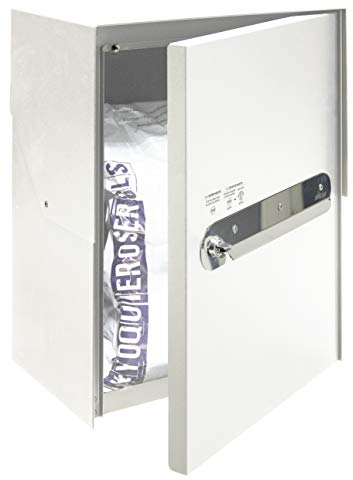 ARREGUI Bigpack EP2001 Paketkasten aus Stahl für große Pakete | Briefkasten für Päckchen und Pakete | 46 x 35,5 x y 23,5 cm | Weiß