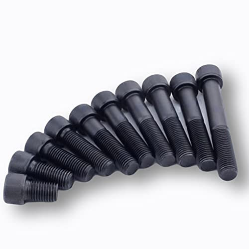 Jeu de boulons à vis M3, jeu de vis à tête cylindrique en acier au carbone allié de qualité 12.9, tête à six pans creux, pour appareils ménagers et de bureau(M3*8mm 50pcs)