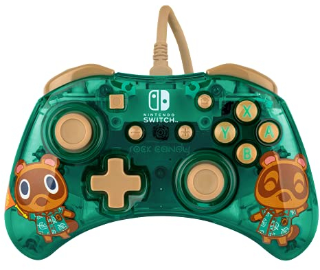 PDP Rock Candy Nintendo Switch Controller Cablato Animal Crossing - Nintendo Switch