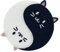 Finally Home Yin und Yang Baby Katzen Patch zum Aufbügeln | Cat Patches, Katze Bügelbild, Katzenaufnäher