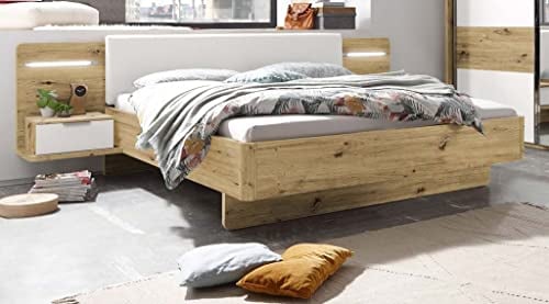 Froschkönig24 Faro Bett Doppelbett Artisan Eiche
