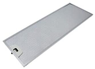 11004960 Serie Haubenfilter 302x165 mm Dunstabzugshaube Fettfilter Küche Abluftventilator Aluminium Aspirator 30,2x16,5 cm, Silber