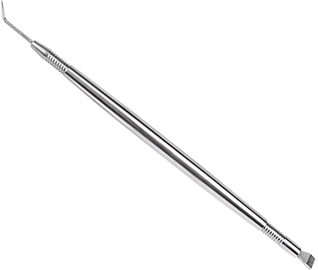 GHEART Wimpernkamm, Wimpernlifting Tool & Kamm, Lash Lift Zubehör, für Wimpernverlängerung Werkzeug, Silber, 1Stück
