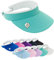 Pure Golf Womens Visor | Telephone Wire | Built in Magnet | Hand Enamelled 25mm Ball Marker | Rigid Peak | Multiple Colours | Golf Visor | Tennis Visor (Ocean Blue)