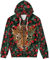 ENLACHIC Herren-Kapuzenpullover mit Kapuze, Motiv: Wolf Galaxie, 3D-Druck, mit Taschen, Rose Leopard, Small