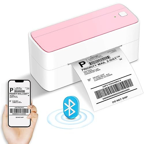 Phomemo Bluetooth Thermal Label Printer 4x6, Postage Address Shipping Label Printer Machine, Support Android iPhone Mac Windows, Compatible with Etsy, Shopify, Ebay, Amazon, Royal Mail, FedEx, DHL