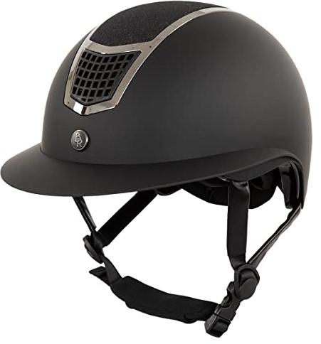 BR Reithelm Lambda Plus Glitter Schwarz - 59-61 cm - Schwarz