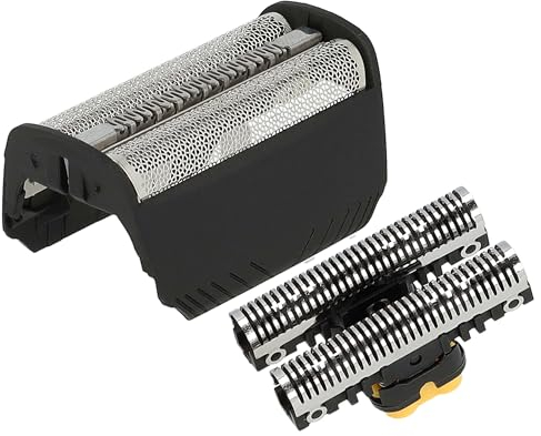 vhbw Kombi-Pack Scherteil kompatibel mit Braun 7526, 7564, 7640, 7540, 7570, 7630, 7546 Elektrorasierer, Folie + Messerblock, schwarz