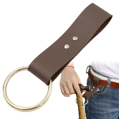 Meindin Hammerhalter für Gürtel – Hammerholster Loop Axt Holster | PU Leder Hammer Haken Werkzeug Holster Aufbewahrung Organizer Gürtel Werkzeughalter für Hämmer, Beil & Schlägel