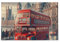 ODAWA 500-teiliges Puzzle, Londoner roter Bus-Puzzle, Puzzles für Erwachsene, Familien, 52,1 cm L x 37,8 cm B