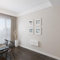 Acezanble∣300 * 605mm Traditional 3 Column Radiator Horizontal Rads Cast Iron Style White Centre Heating
