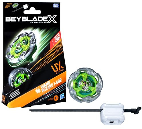 Beyblade X Starter Pack – HSG1538 – Kreisel + Launcher Green Wand Wizard