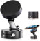 JSSFSS Adjustable Mechanical Vacuum Magnetic Car Suction Phone Holder with Telescopic Structure, Suction Cup Magnetic Phone Mount for Car/Travel/Desktop, Compatible with iPhone & Android, Black