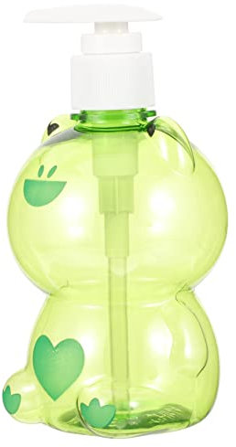 ULTECHNOVO Seifenspender Cartoon Frosch Design Langlebige Pumpflasche Für Flüssigseife Shampoo Und Lotion Für Badezimmer Und Süß