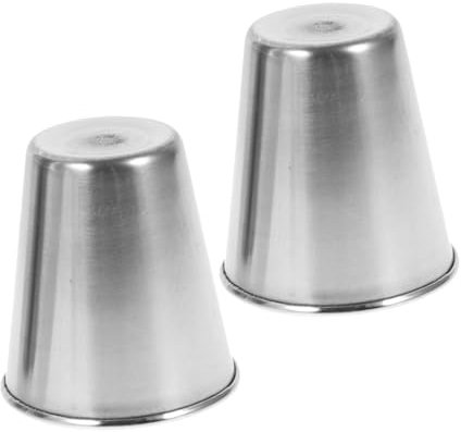 Cabilock 2 Piezas Copa De Vino De Acero Inoxidable Cóctel Tazas De Fiesta Pequeño Glassware Copa Inoxidable Tazas De Agua Reutilizables Copas De Vino Plata Acero Inoxidable 201