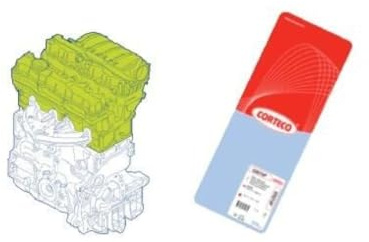 Corteco 418477P Dichtungssatz, Zylinderkopf vorne | 418477P passend für Astra Combo Corsa Kadett Vect