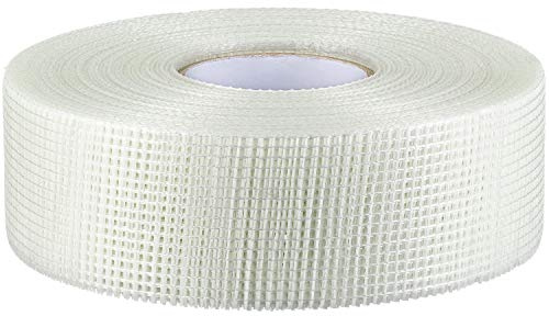 Colorus Gitterband 48 mm x 90 m, 6 Rollen Glasfaser Fugenband 75 g/m² | Selbstklebende Fugendeckstreifen für den Trockenbau – Bewehrungsstreifen für Stoßkanten, Risse und Löcher