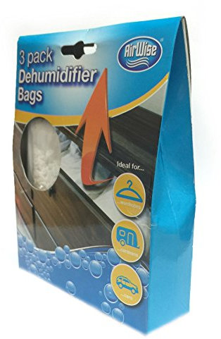 3 x Dehumidifier Bags Wardrobes Caravans Cars