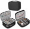Teamoy Organizador de Joyas Estuche para Joyas Bolsa de Viaje para Joyas Bolso de Pendientes Collar Organizador del Almacenaje, Flores,Grande