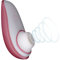 Womanizer Liberty diskreter Druckwellen-Vibrator für Sie im Massage-Set, Klitoris-Sauger, Intim-Stimulator 6 Intensitätsstufen, Pink Rose