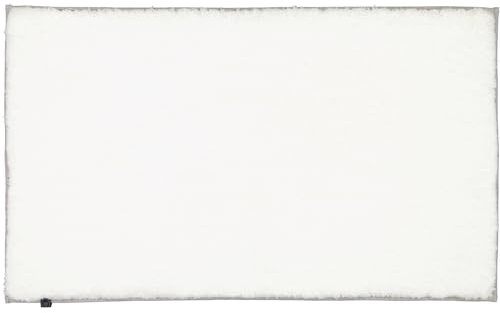 Cawö Home Badteppiche Frame 1006 weiß - 600 60x100 cm