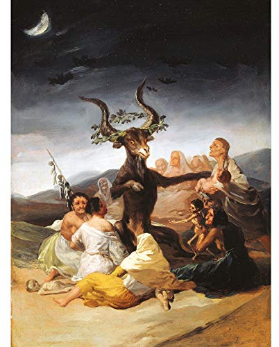 Fine Art Prints Francisco De Goya Y Lucientes Hexen Sabbath Wandbild, großer Kunstdruck auf Leinwand, Premium-Poster