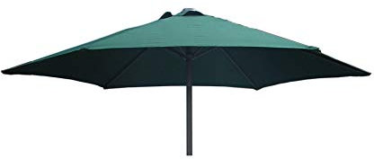 TFS Replacement Parasol Fabric Canopy for Standard, Cantilever & Balcony Parasols (2m 6arm, Green)