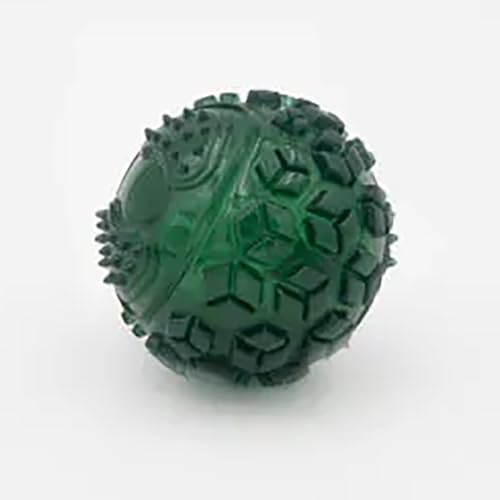 ZippyPaws Ferien-ZippyTuff-Quietschball - Grün Klein – Strapazierfähiges Hundespielzeug, ideal für kleine Hunde, mit Quietscher, robust, fördert Spielspaß und Bewegung
