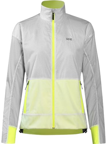 GOREWEAR Drive Veste Femme, White/Neon Yellow, 38