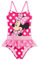 Disney Maillot de Bain Fille, 1 Pièce Maillots de Bain Fille à Volant Ensemble (Rose Minnie, 4-5 Ans)
