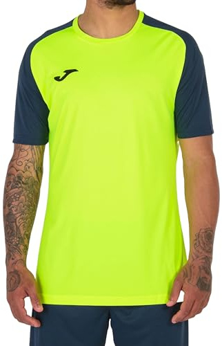 Joma Homme Academy Iv M/C Tricot, Jaune Fluor Marine, 7XS EU