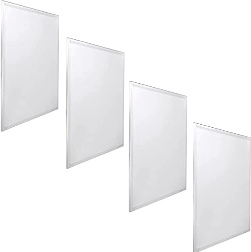 Jandei Panel LED para Techo, 59,5 x 59,5 cm, 48W, 3900 Lúmenes, Blanco, Pack de 4 (Blanco Neutro 4200k)