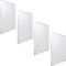 Jandei Panel LED para Techo, 59,5 x 59,5 cm, 48W, 3900 Lúmenes, Blanco, Pack de 4 (Blanco Neutro 4200k)