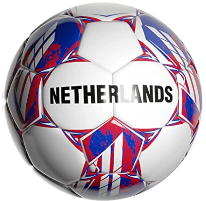 Derbystar Niederlande V22 Fußball Weiß Blau Rot 5