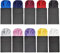 AUSUAYA Herren Einstecktuch, vorgefaltet, Seide, 10 Stück, vorgefaltet, für Hochzeit, Party, Anzug, Smoking, GBPFH6, Scharfe Ecken – Pink, Weiß, Schwarz, Rot, Grau, Gold, Königsblau, Rosa, Lila,