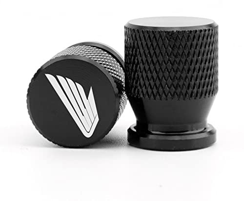JYDJDL,Motorrad-Reifenventilabdeckung Zubehör Stem Cap passt für Honda passt für CB650r Dio Forza 125 300 350 750 CB500x NC750x Hornet Shadow,Black