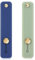 WLLHYF 2Pcs Phone Loop Finger Holder, Silicone Phone Grip Phone Finger Strap Stand Universal Portable Finger Kickstand for Most Smartphones (2pcs-Green/Navy Blue)