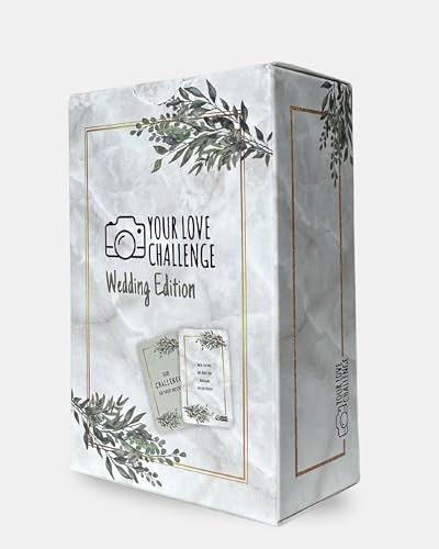 YourLoveChallenge® - 100 Hochzeits-Fotoaufgaben, das ultimative Fotospiel für Gäste, perfekt für schöne Momente und das Gästebuch, Gäste besser kennenlernen mit dem Hochzeitsspiel