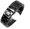 WEBOL Keramikarmband für Armani AR1451 AR1452 AR1400 AR1410 Uhrenarmband mit Edelstahl-Schmetterlingsschließe 22 24 mm Uhrenarmbänder